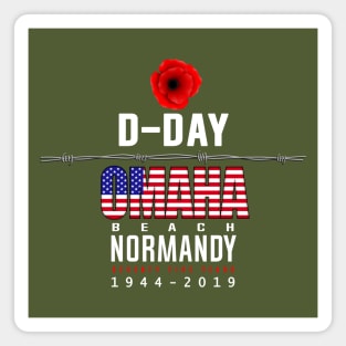 D Day Omaha Beach Anniversary Magnet